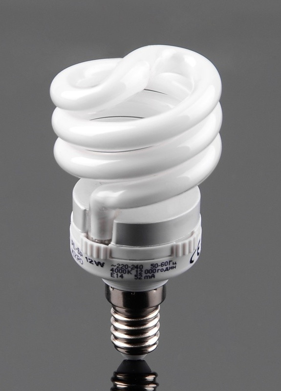 Комплект из двух энергосберегающих ламп PL-SP 12W/840 E14 MIKRO Brille (254802958)