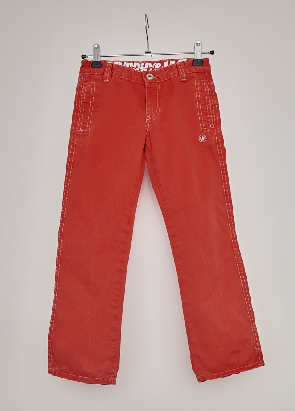 Красные демисезонные со средней талией джинсы Murphy & Nye