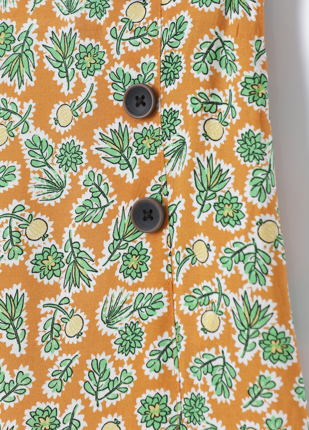 Оранжевая кэжуал с рисунком юбка Lefties