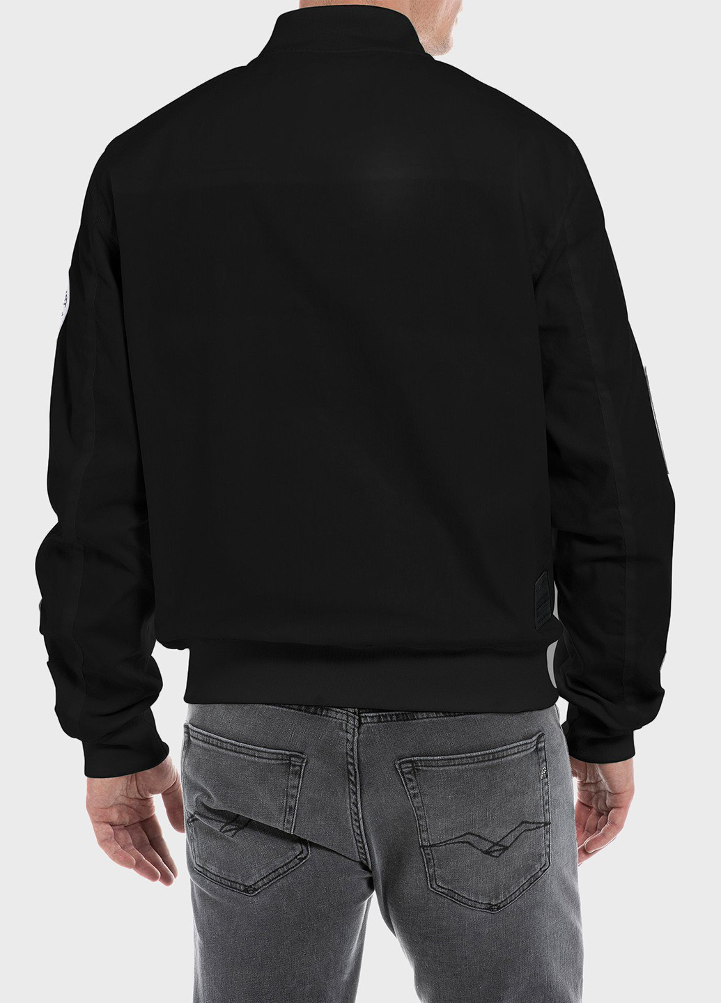 Чорна демісезонна куртка Replay