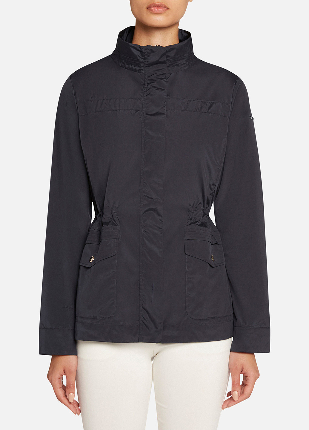 Темно-синяя демисезонная куртка Geox