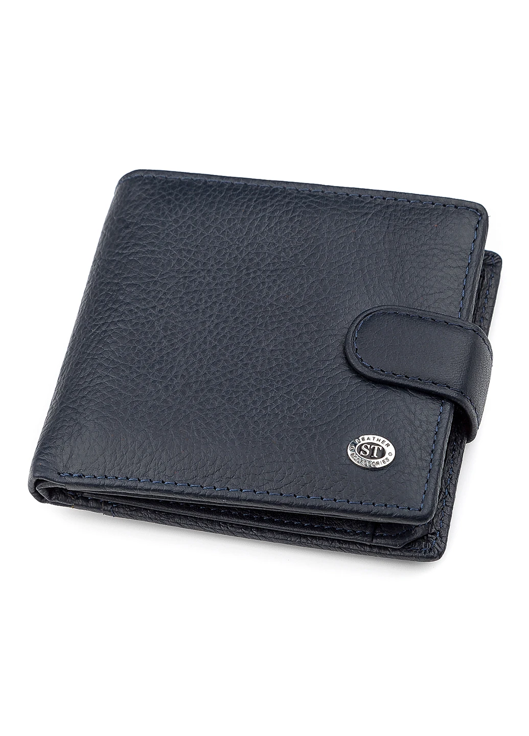 Чоловічий шкіряний гаманець 12х10,5х3 см st leather (252131573)