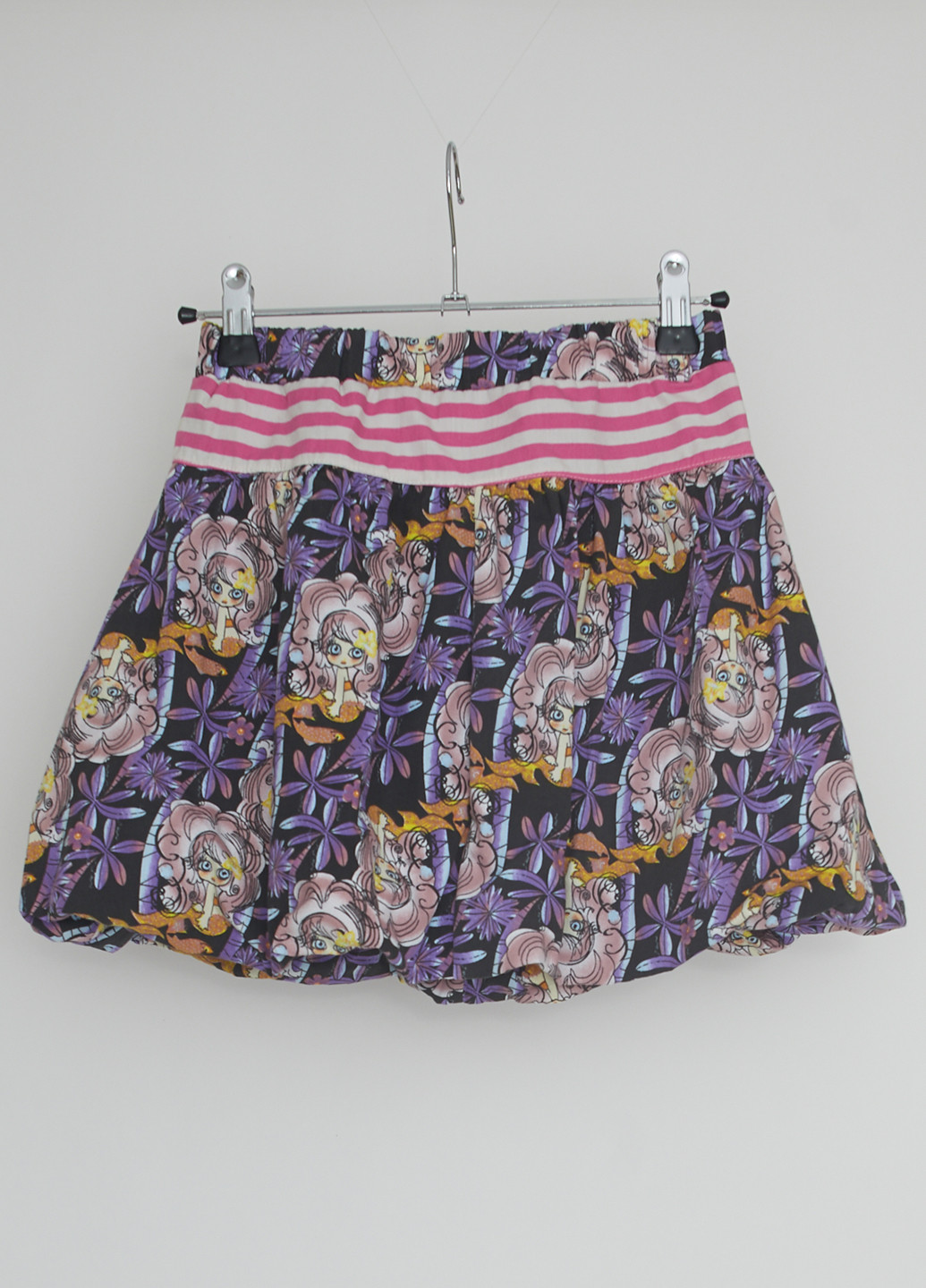 Фиолетовая кэжуал с абстрактным узором юбка Custo Barcelona мини
