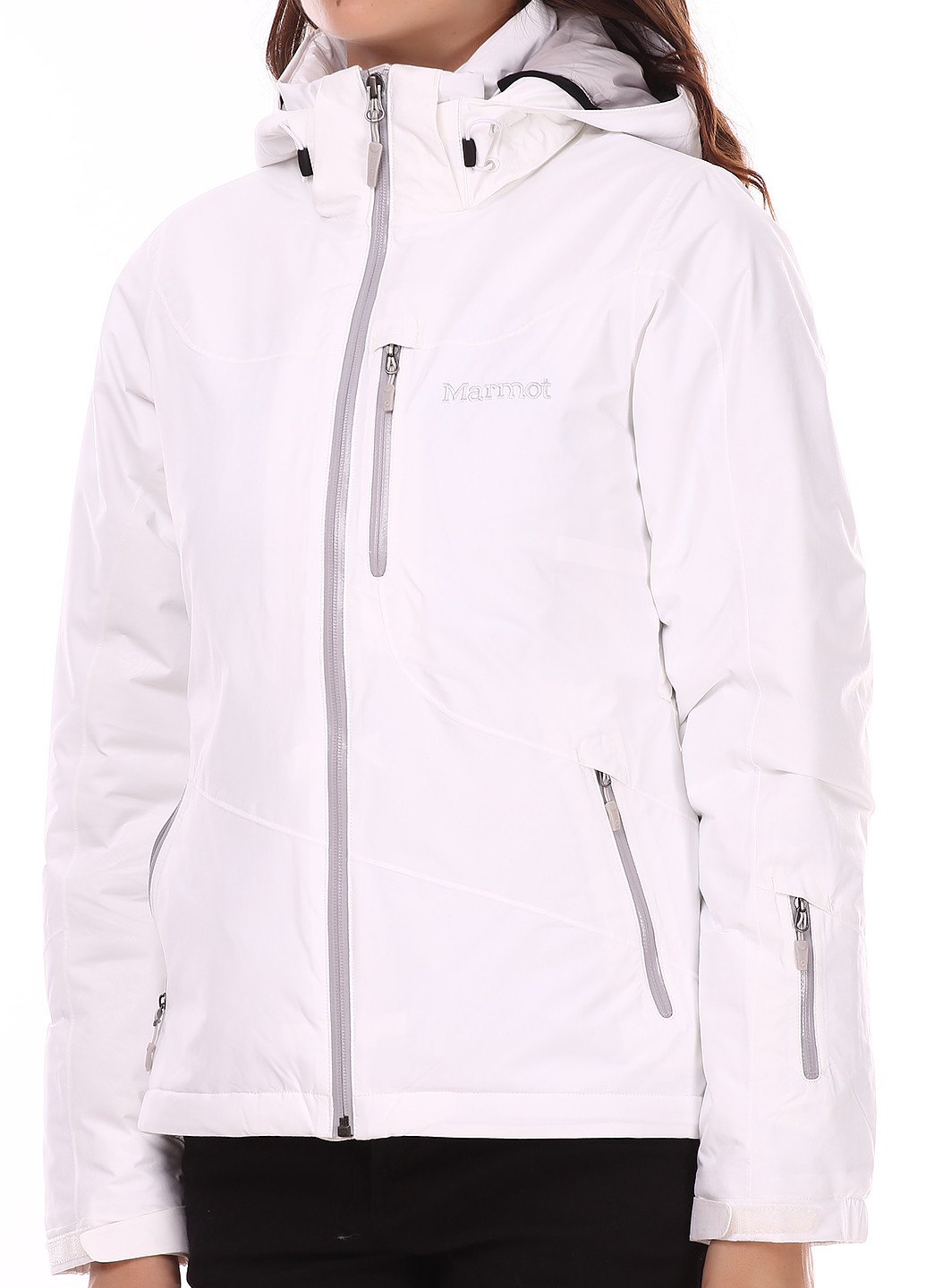 Белая зимняя куртка Marmot