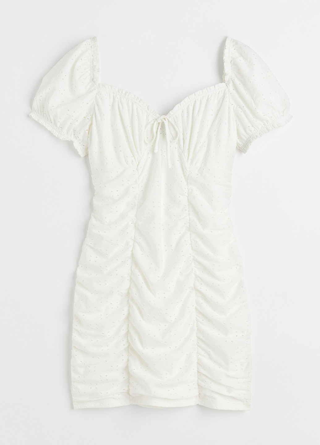 Білий кежуал сукня H&M однотонна