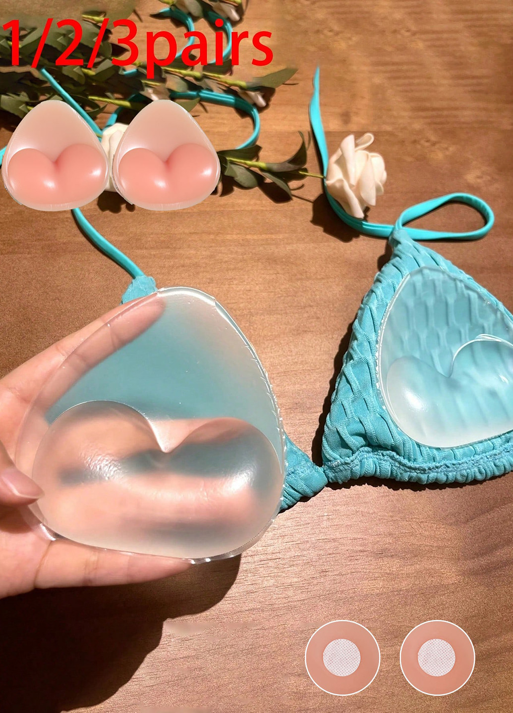 Вкладиш для бюстгальтерів (2 шт.) SHEIN (367802419)