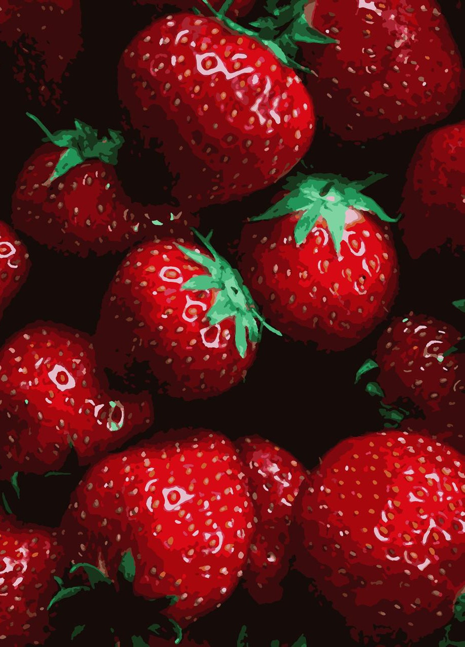 Картины по номерам "Клубничка" 40*50см No Brand (254584060)
