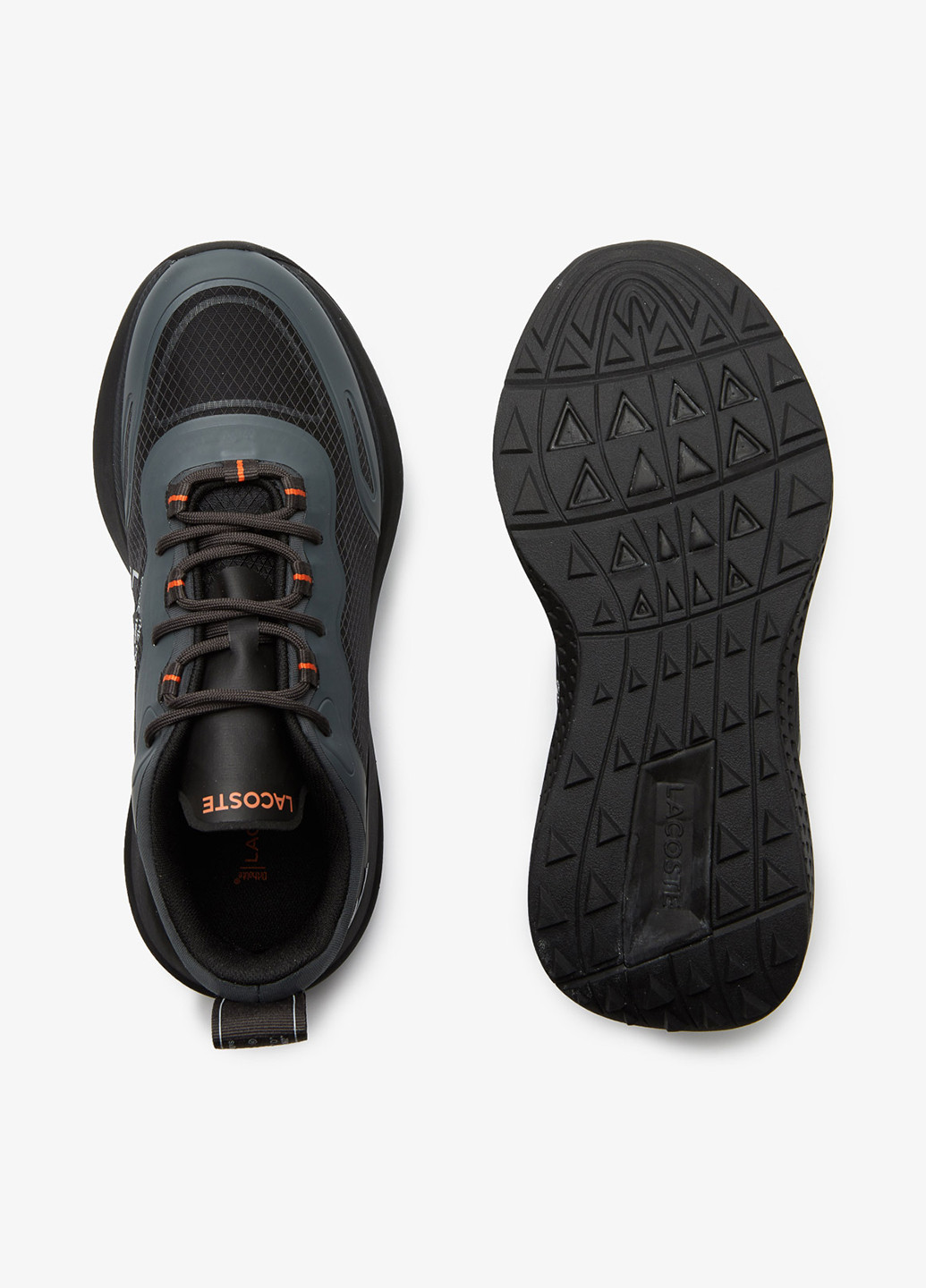 Чорні осінні кросівки Lacoste