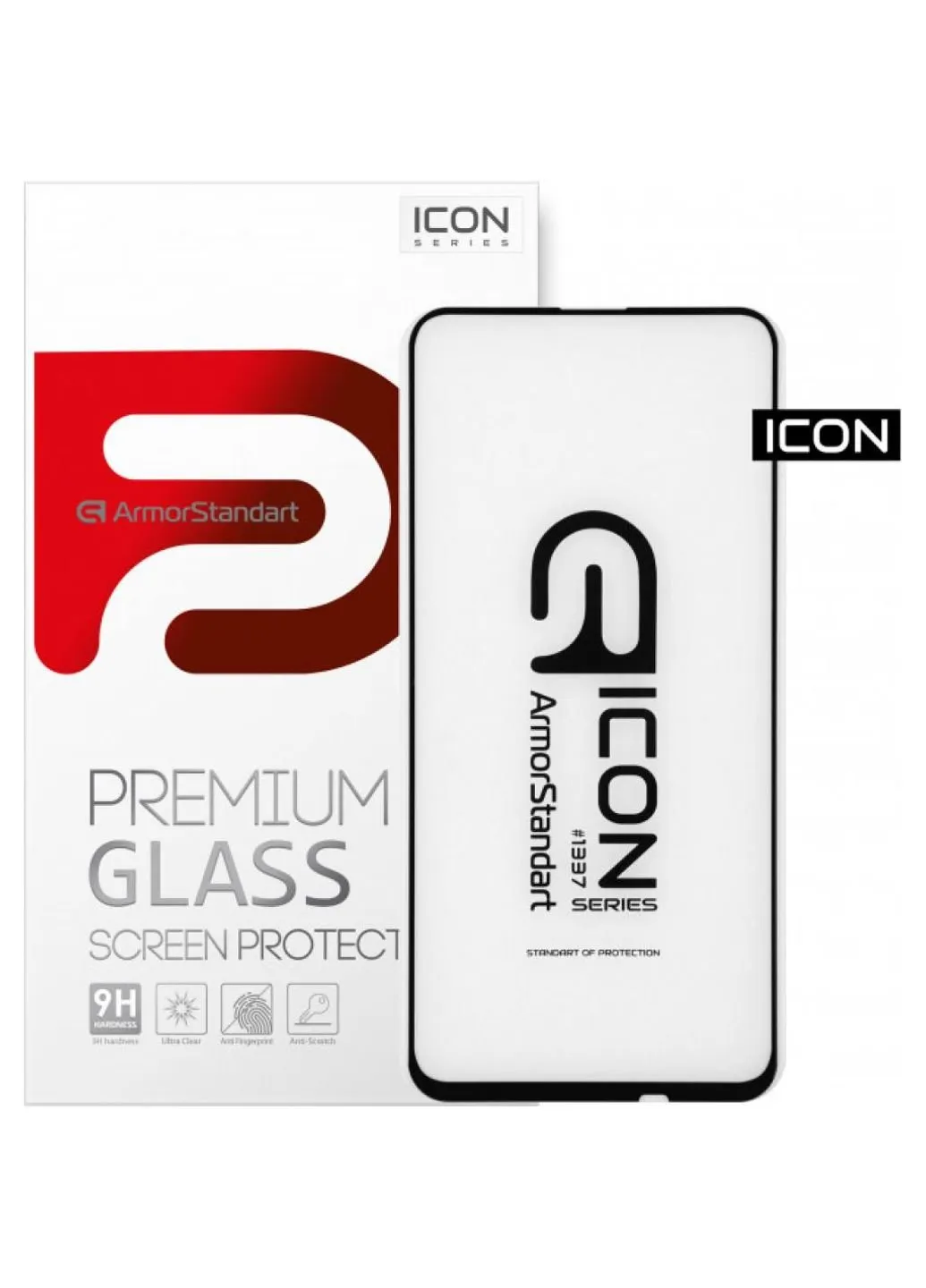 Стекло защитное Icon Huawei P Smart Pro/Honor 9X Black (ARM55841-GIC-BK) ArmorStandart (249599925)