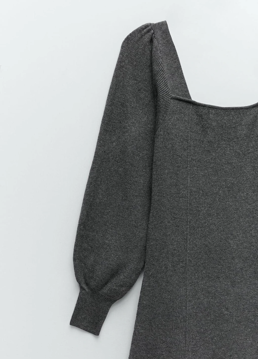 Сіра кежуал сукня Zara однотонна