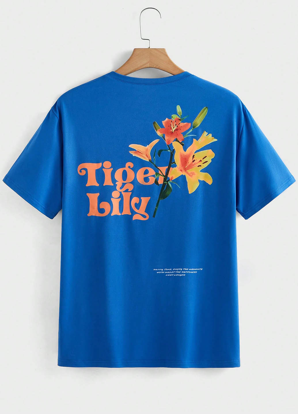 Синяя футболка SHEIN