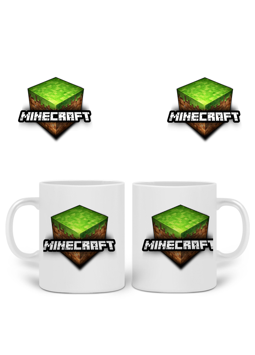 Кружка Майнкрафт (Minecraft) 330 мл горнятко керамічне (20259-1174) MobiPrint (219774787)