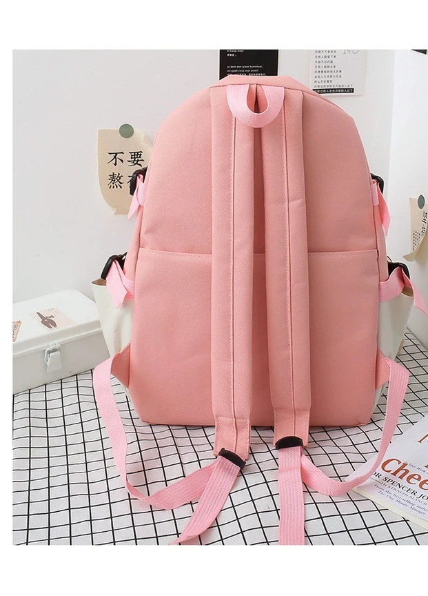 Молодежный набор (Без медведя) 5 в 1 рюкзак, сумка, клатч, мешочек и косметичка Корона (252297911)