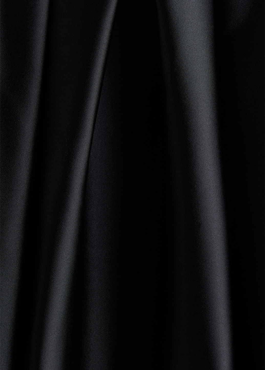 Черное кэжуал платье а-силуэт, баллон H&M однотонное