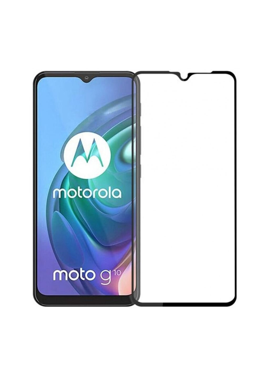 Стекло защитное Motorola Moto G10 / G30 Black (706449) BeCover (252370041)