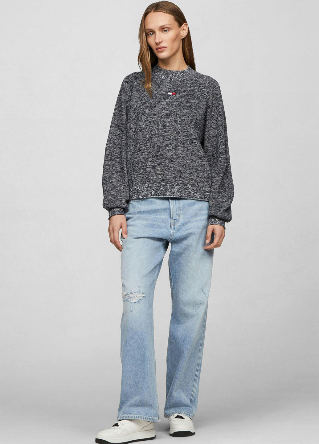 Сірий демісезонний светр Tommy Jeans