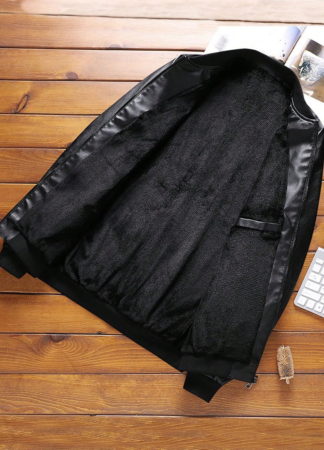 Бомбер SHEIN на блискавці (324390135)