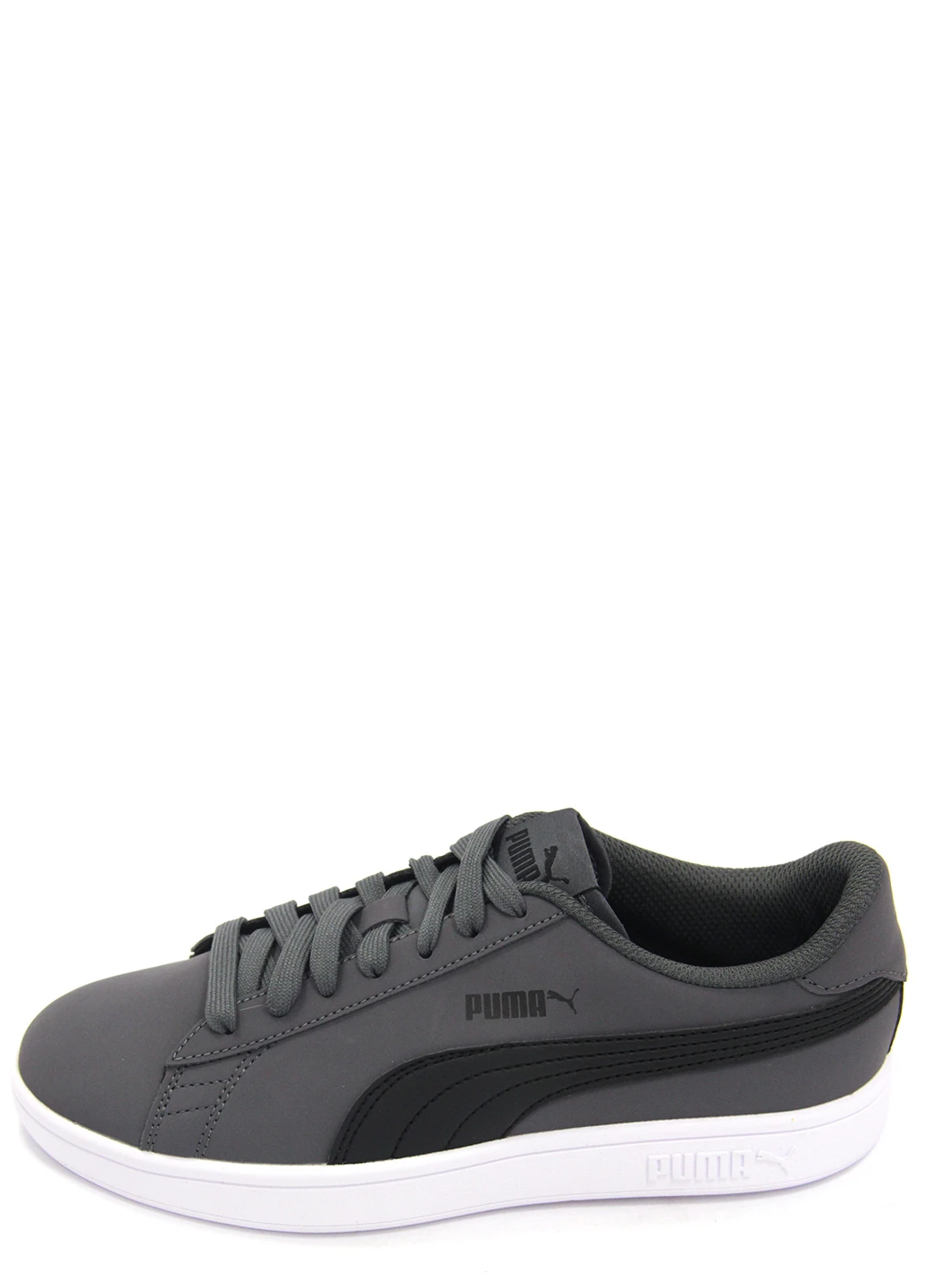 Сірі жіночі кеди smash v2 buck Puma