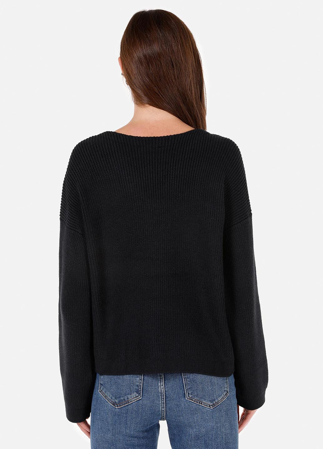 Черный демисезонный пуловер пуловер Colin's