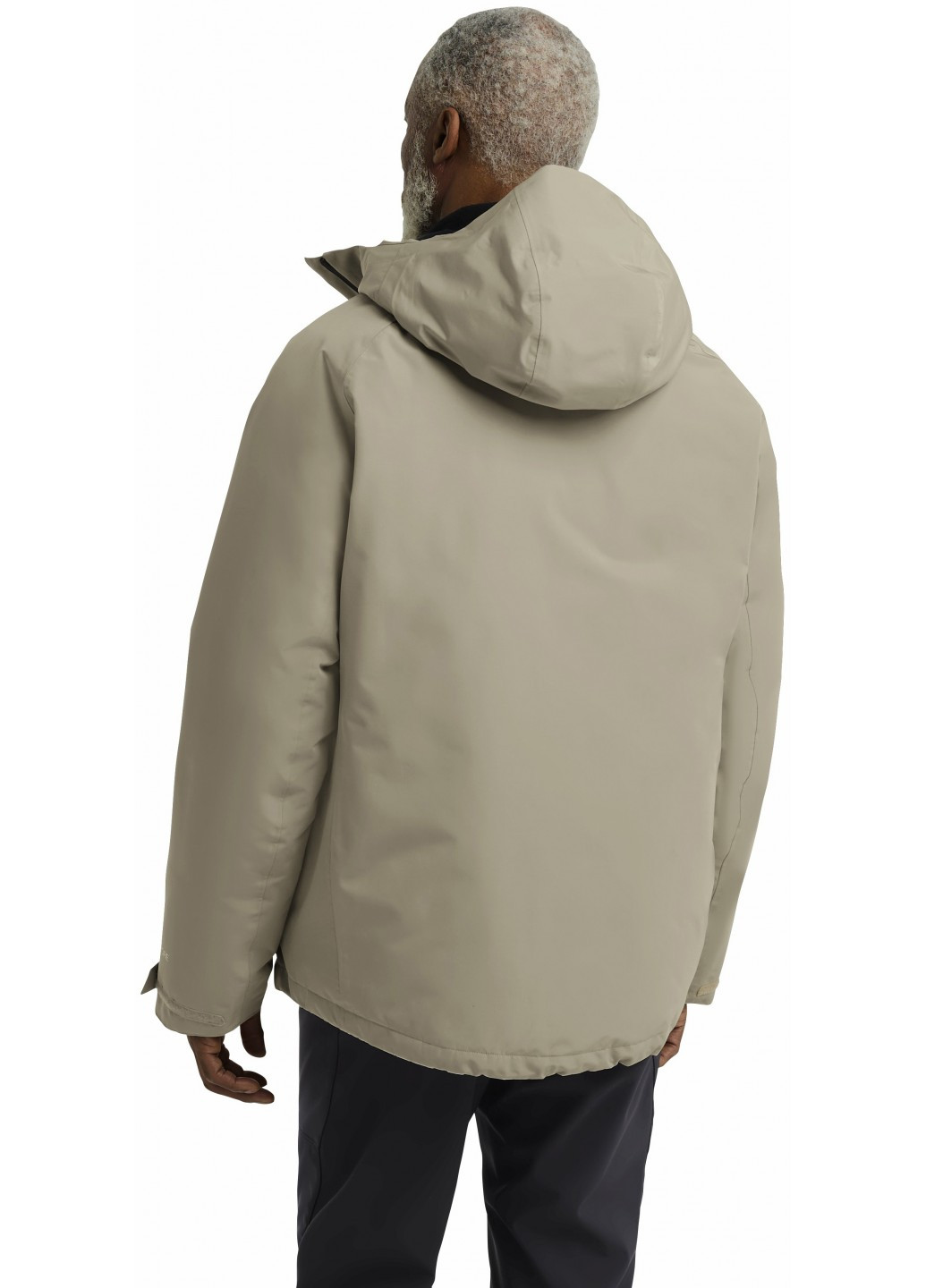 Бежевий зимній Пуховик Jack Wolfskin