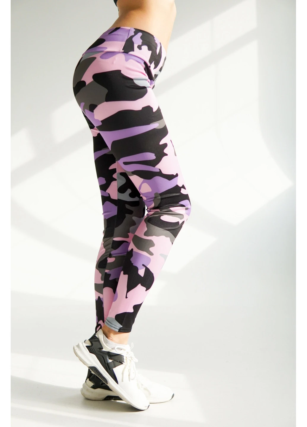 Розовые демисезонные спортивные лосины military pink Aktasport