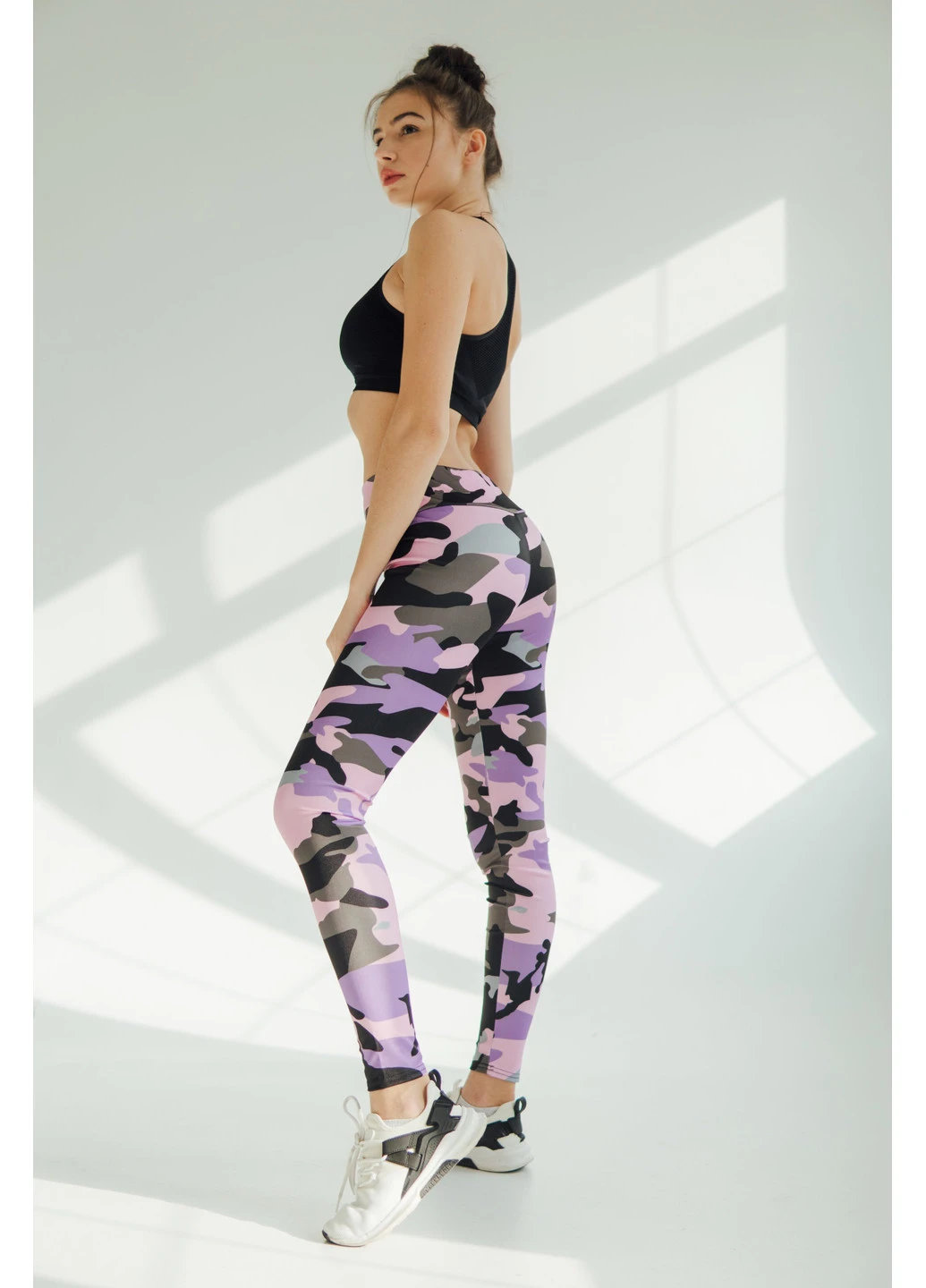 Розовые демисезонные спортивные лосины military pink Aktasport