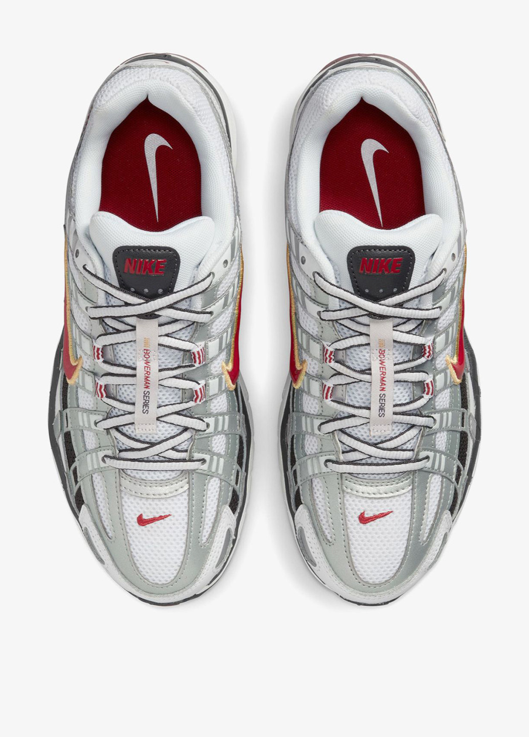 Серые демисезонные кроссовки Nike P-6000