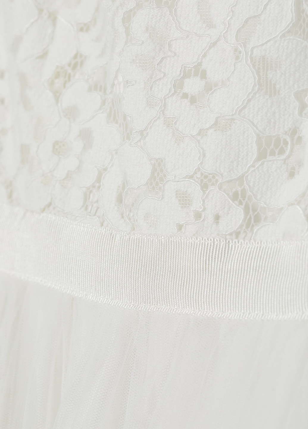 Белое кэжуал свадебное платье H&M