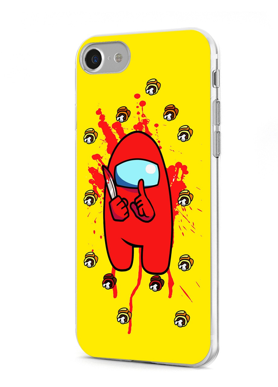 Чехол силиконовый Apple Iphone 11 Pro Амонг Ас Красный (Among Us Red) (9231-2417) MobiPrint (219565648)