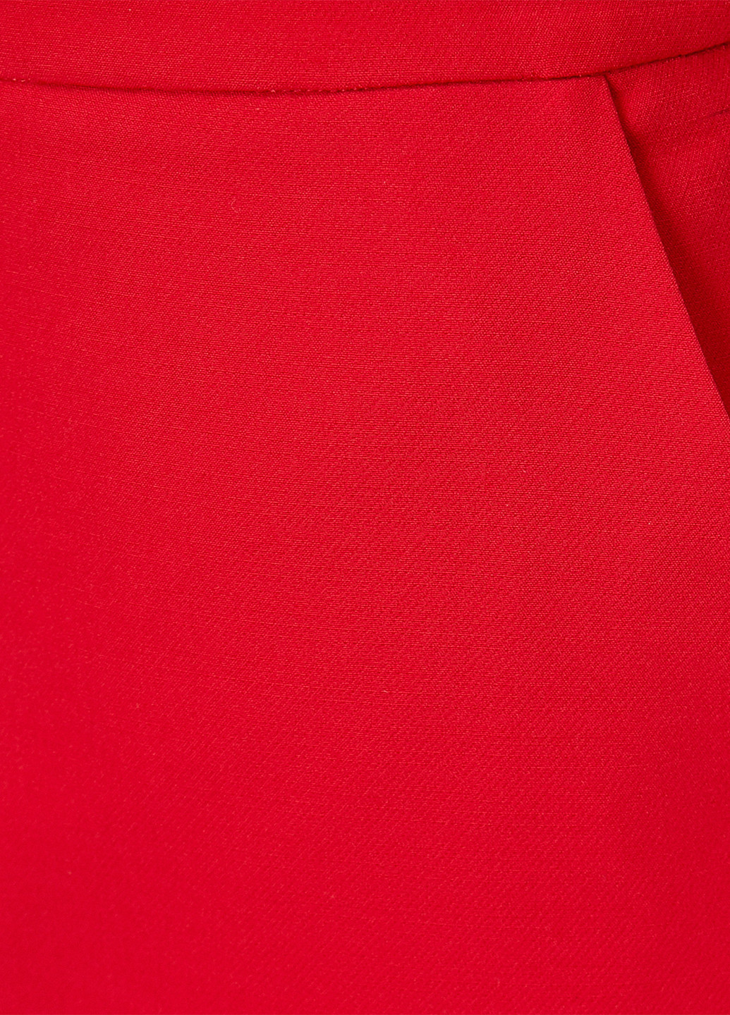 Красная кэжуал однотонная юбка KOTON карандаш