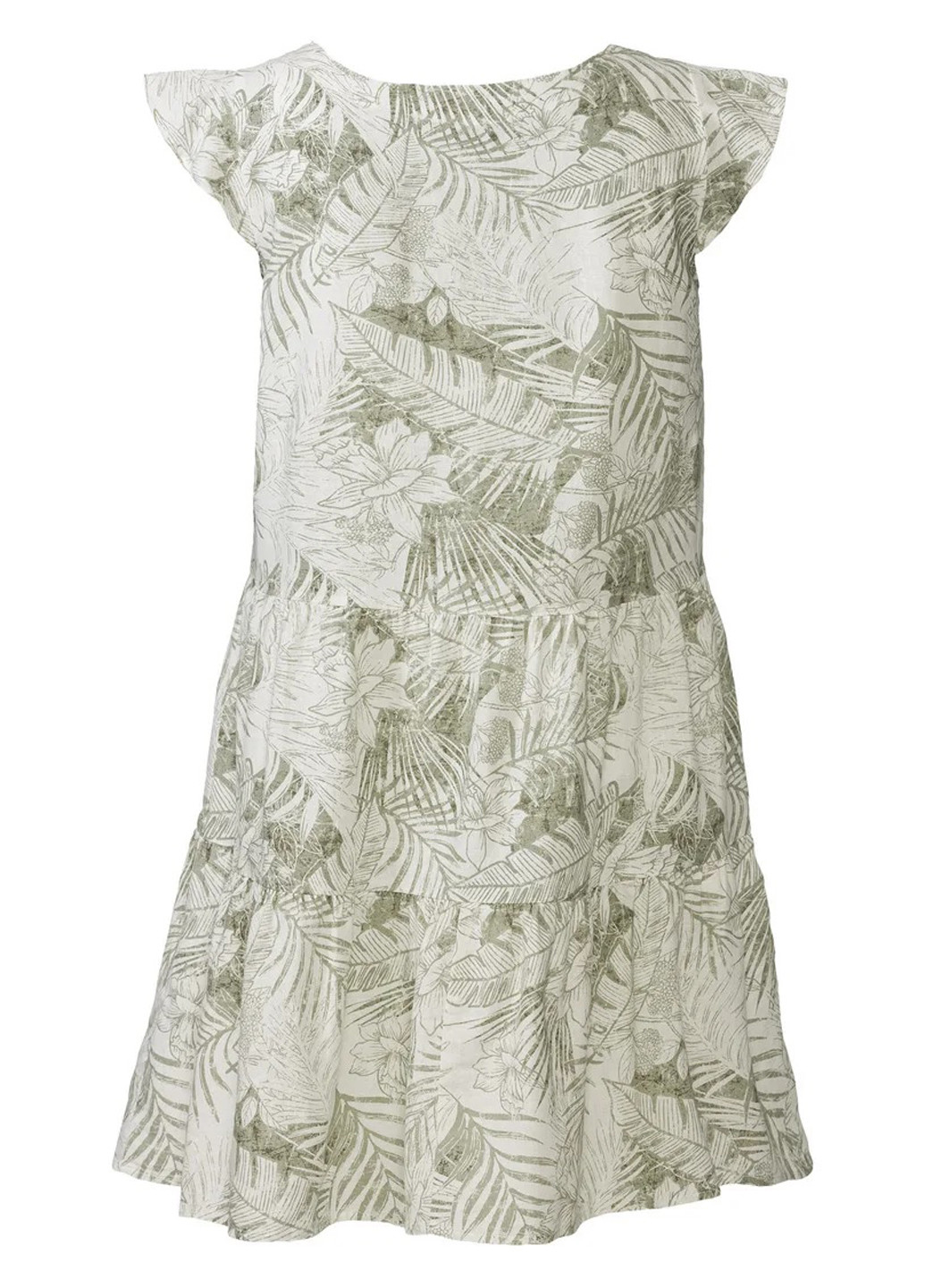 Оливкова кежуал сукня Esmara з квітковим принтом