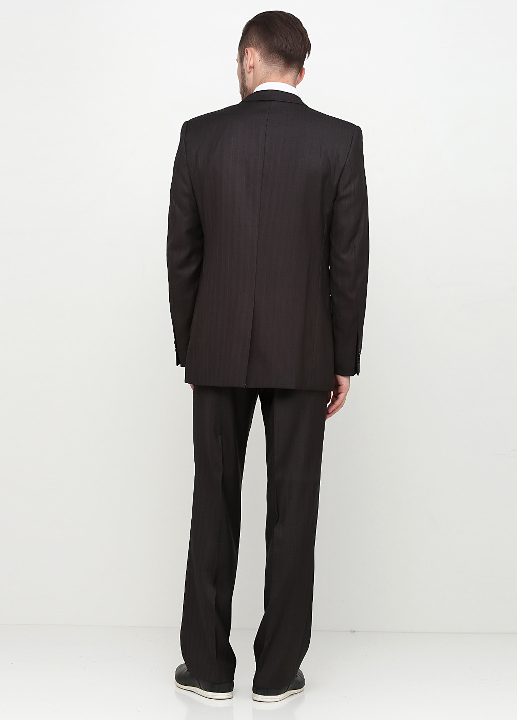 Темно-коричневий демісезонний костюм (піджак, брюки) брючний Galant