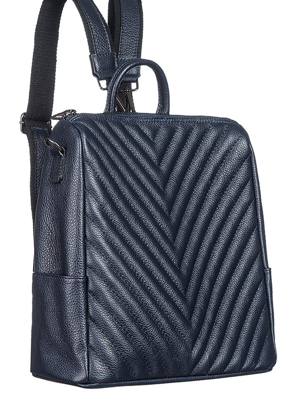 Темно-синий кожаный рюкзак Conte Frostini (254367995)