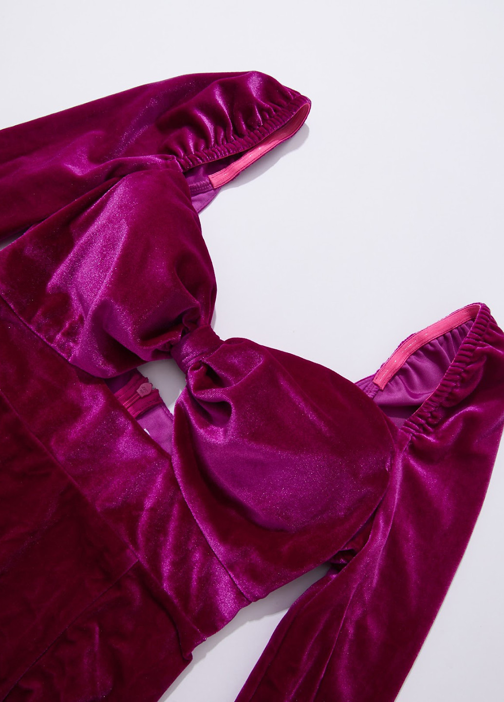 Фіолетова вечірня сукня силуетна, з відкритою спиною SHEIN однотонна