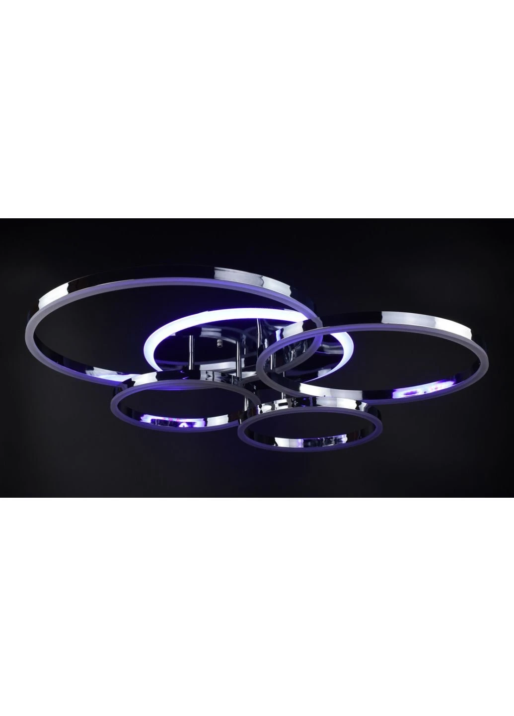 Люстра потолочная LED с пультом A55021/4-RGB-ch Хром 12х69х79 см. Sunnysky (253627051)