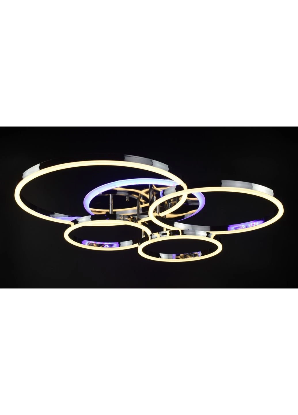 Люстра потолочная LED с пультом A55021/4-RGB-ch Хром 12х69х79 см. Sunnysky (253627051)