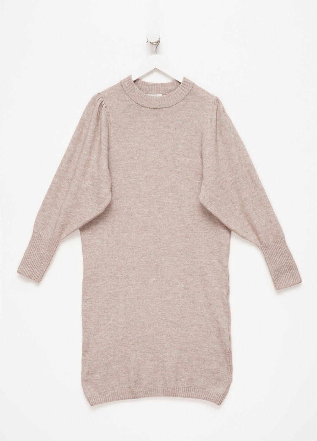 Бежева кежуал сукня для вагітних сукня светр H&M меланжева