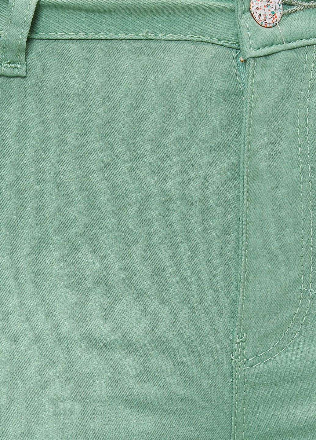 Зеленые кэжуал летние зауженные брюки KOTON
