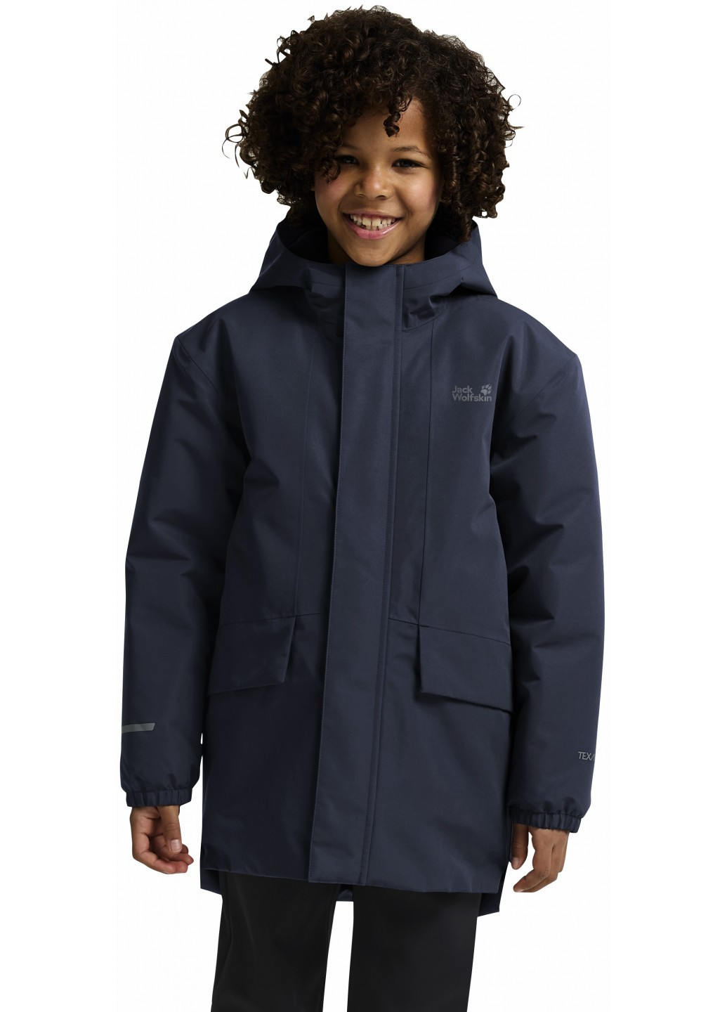 Синяя зимняя куртка Jack Wolfskin CANVEY JKT KIDS