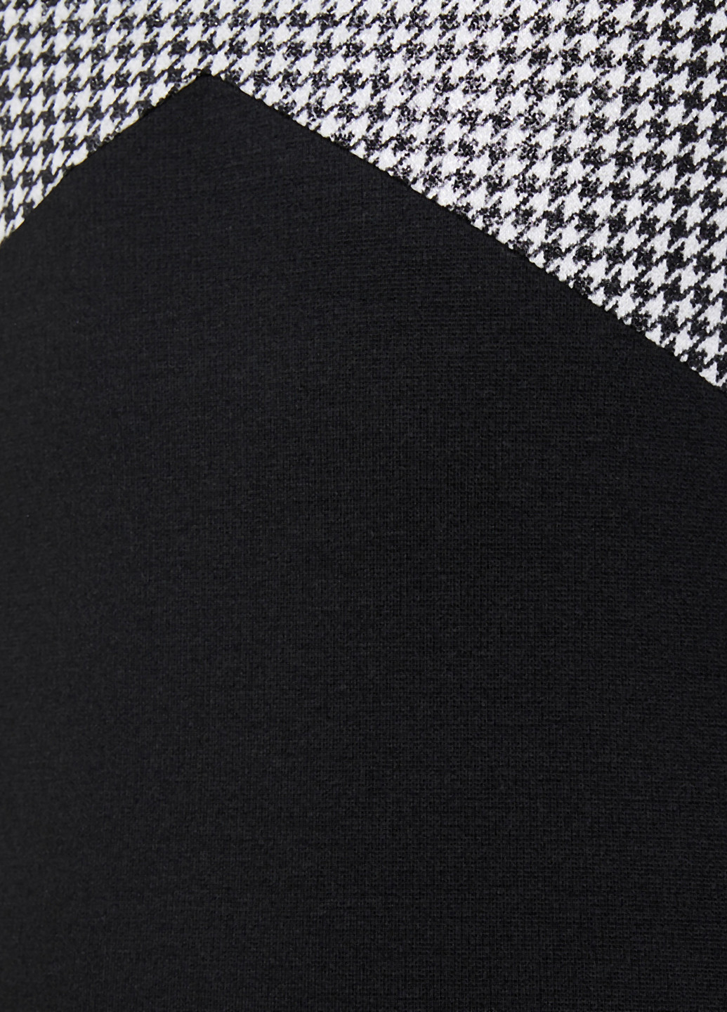 Черное кэжуал платье футляр KOTON с узором пье-де-пуль «гусиная лапка»