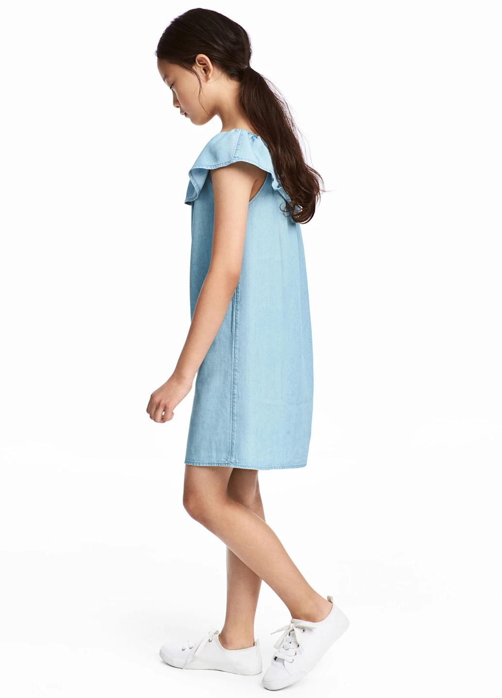 Голубое платье H&M (92891277)