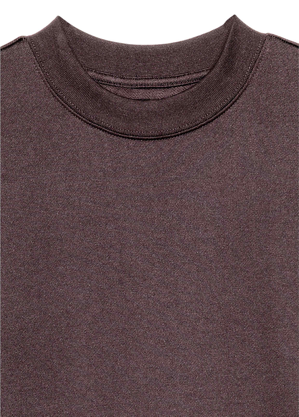 H&M свитшот темно-коричневый кэжуал