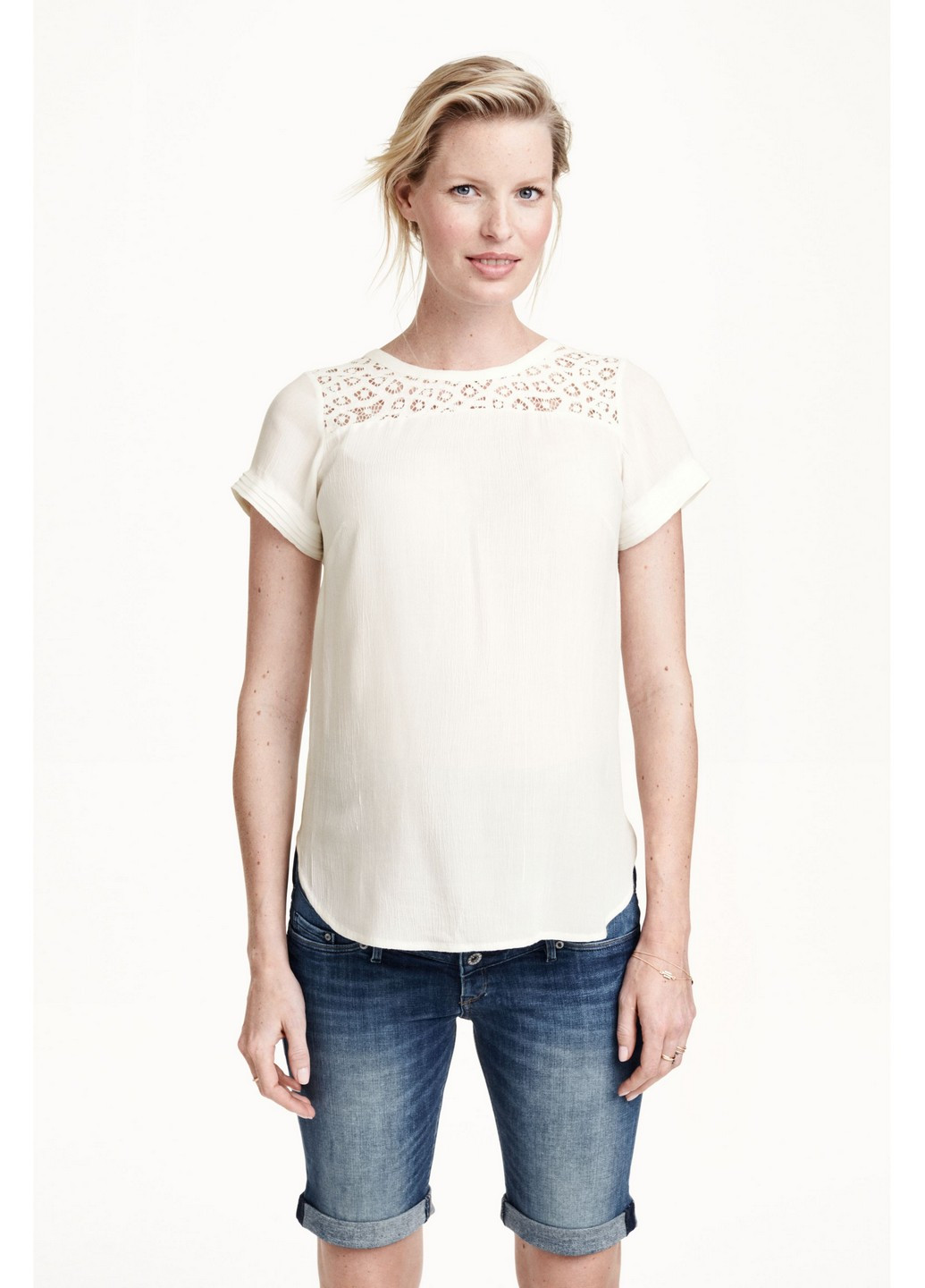 Шорты джинсовые для беременных H&M (252741101)