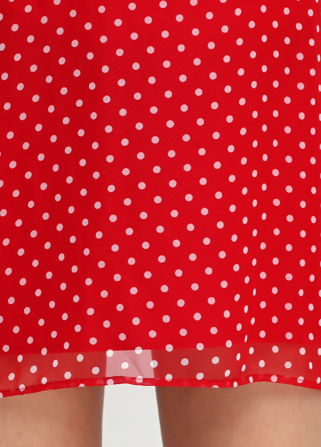Красное кэжуал платье Nicki & zoey в горошек