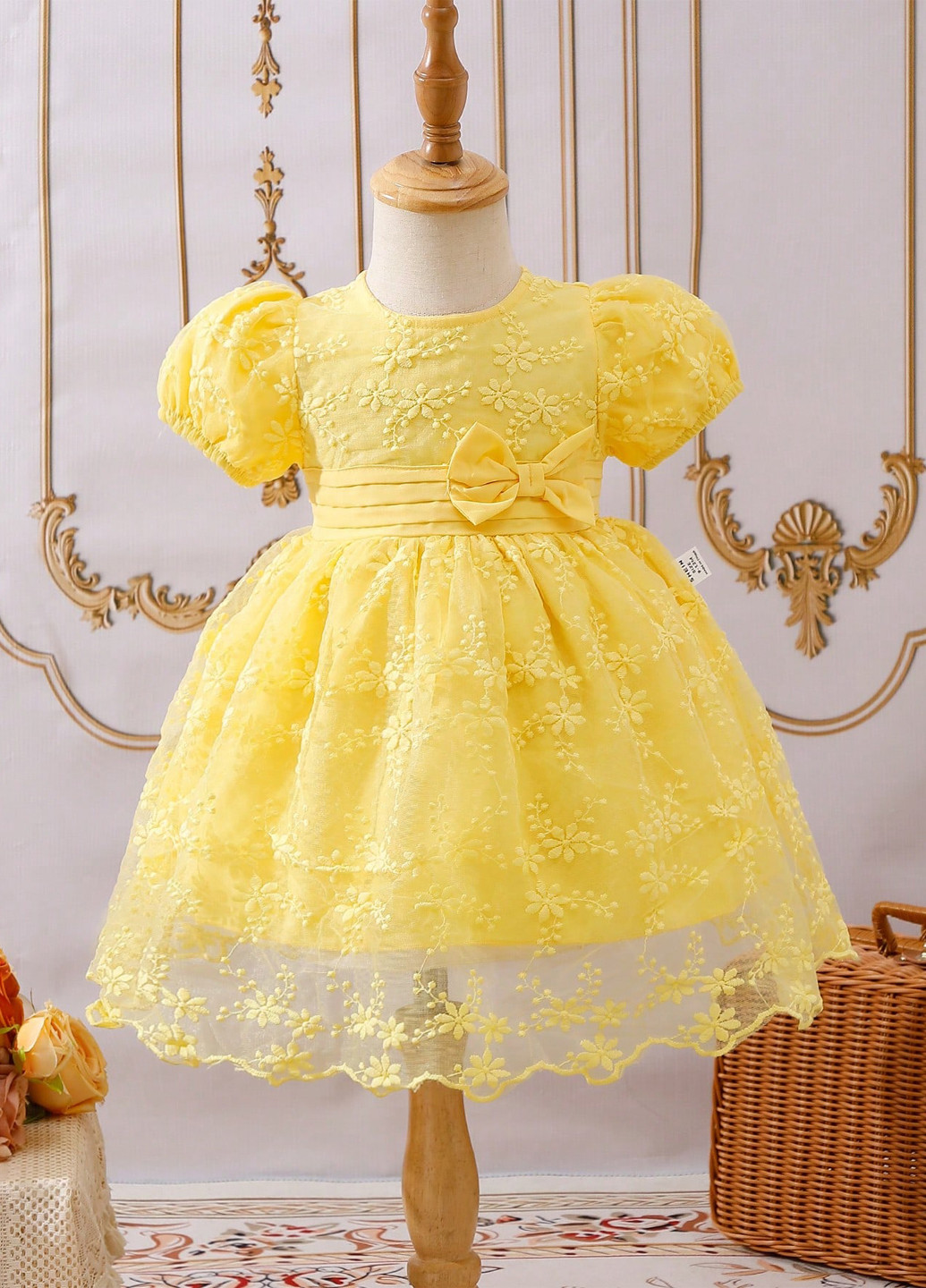 Жёлтое платье SHEIN (366742788)