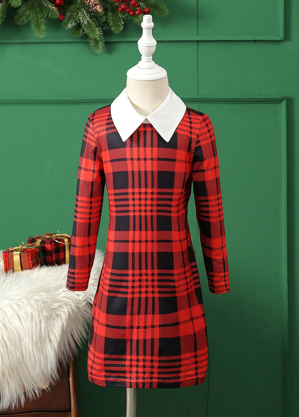 Красное платье SHEIN (327879918)