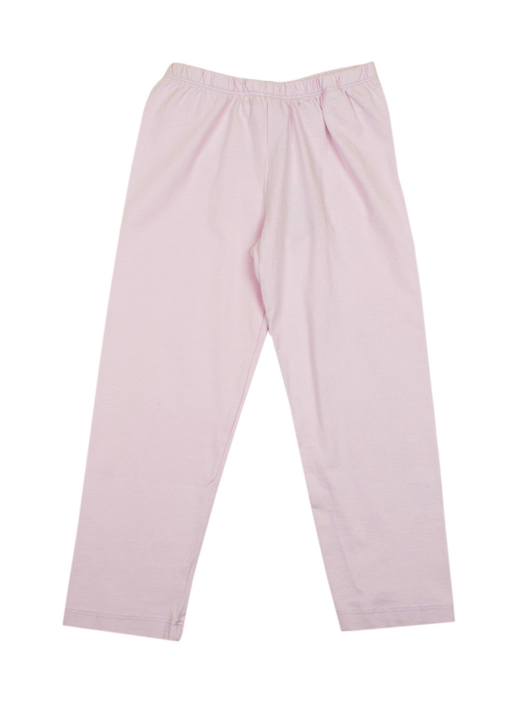 Светло-розовые кэжуал демисезонные прямые брюки CKS