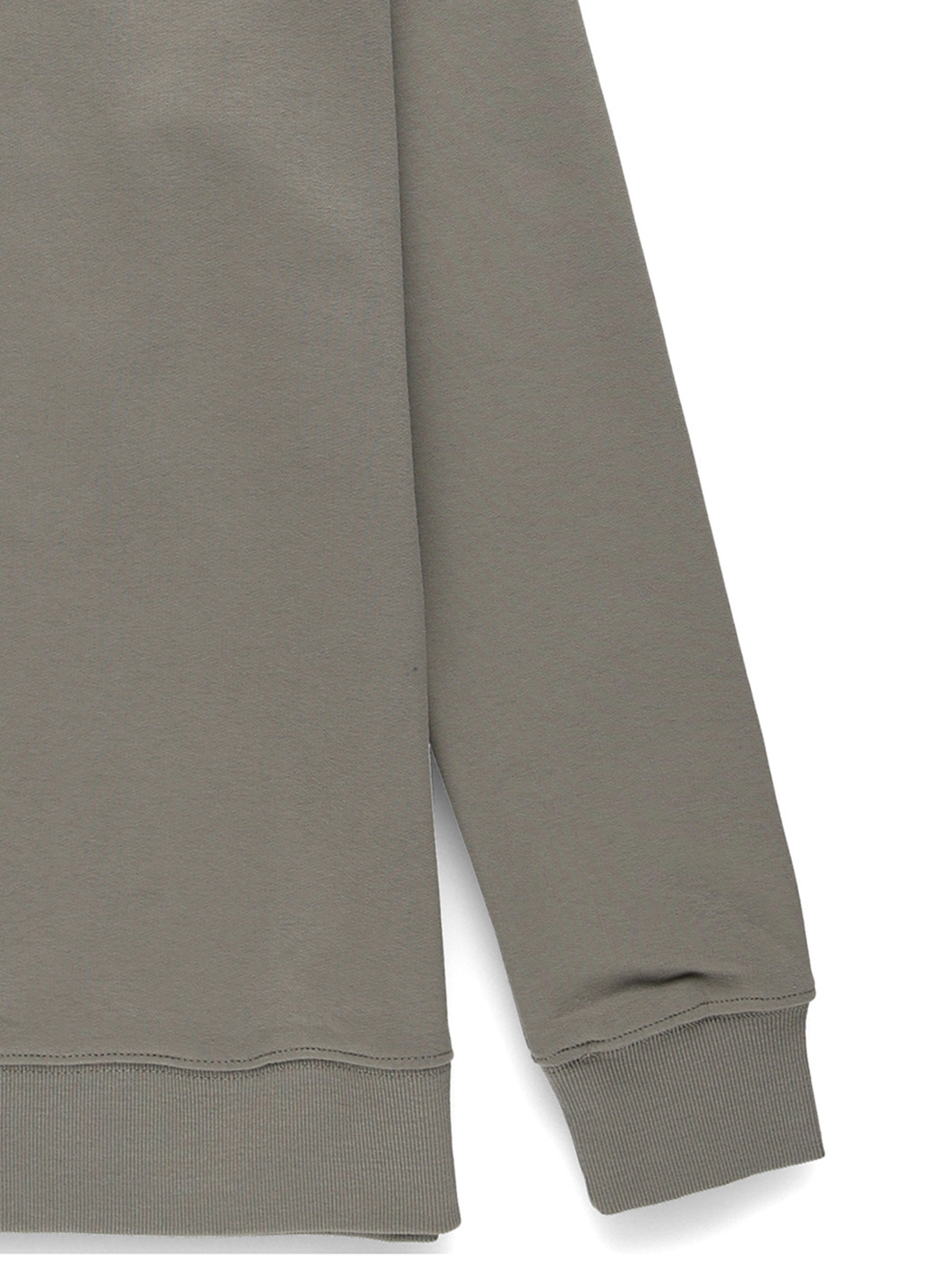 Сіро-зелений світшот Jack & Jones однотонний без декору (316228983)