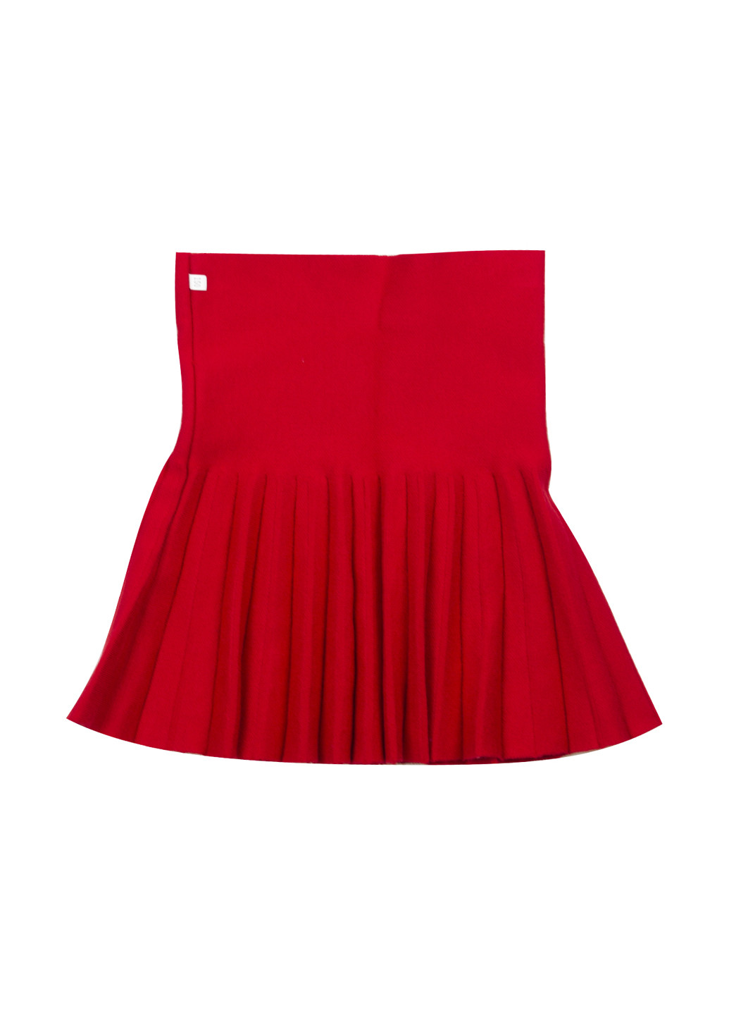 Красная кэжуал однотонная юбка LinGe клешированная