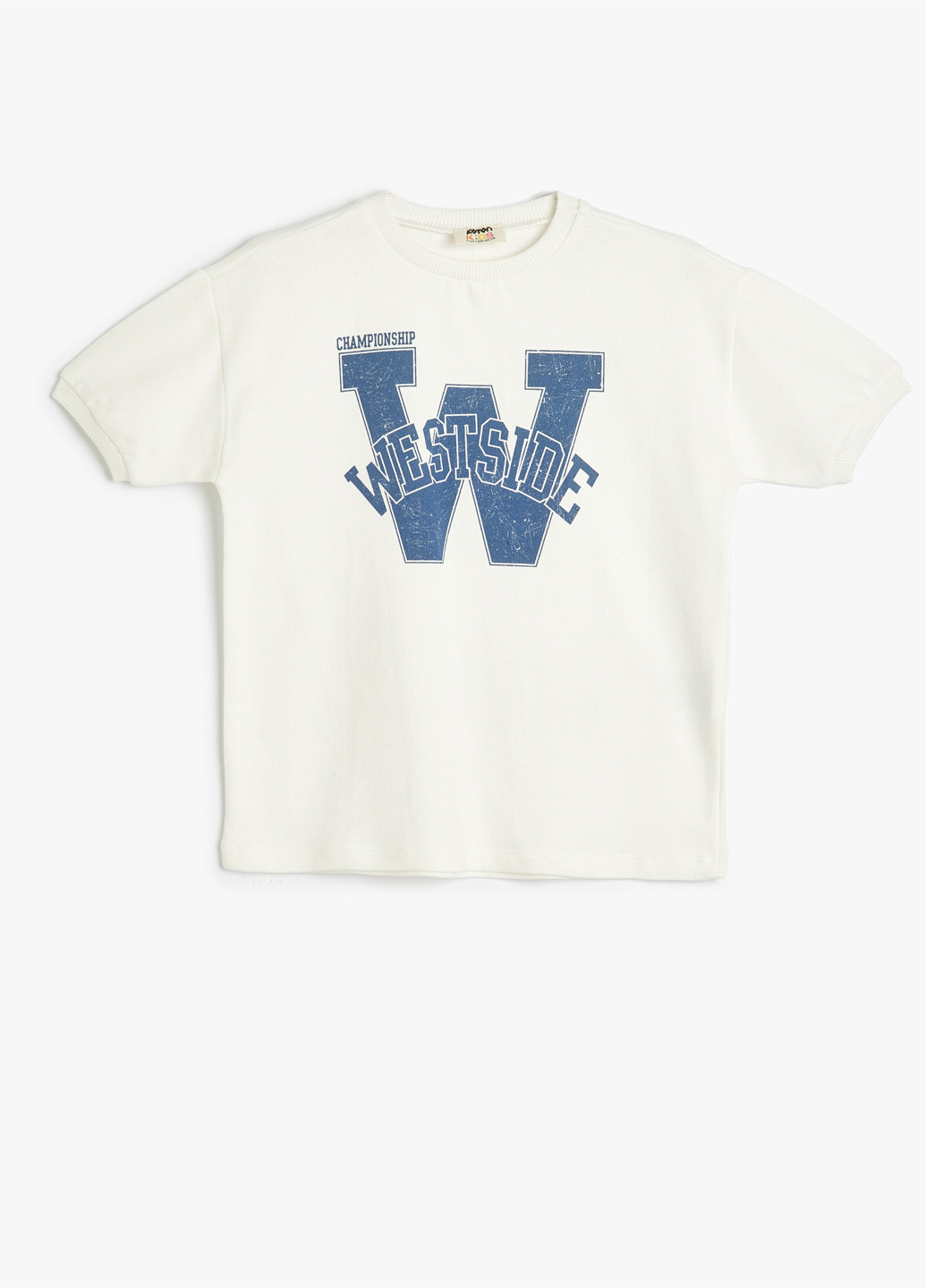 Біла літня футболка KOTON